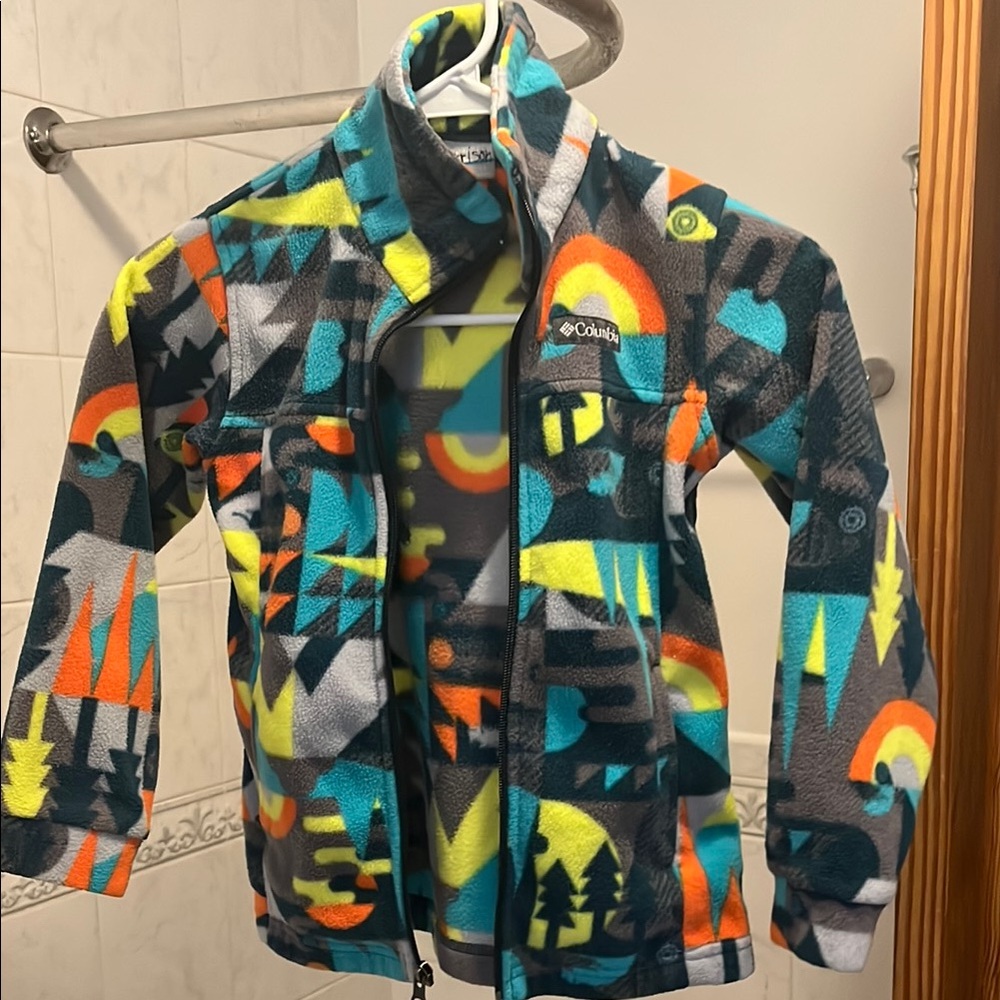 Columbia patterned fleece jacket